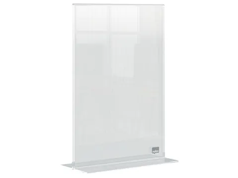 Infobord Nobo Premium Plus A5 acryl vrijstaand