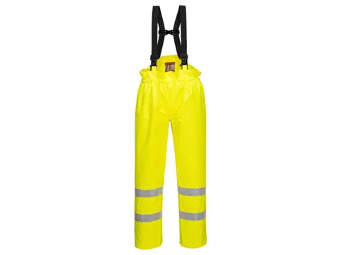 Portwest S780 regenbroek, fluo geel, maat XL, per stuk
