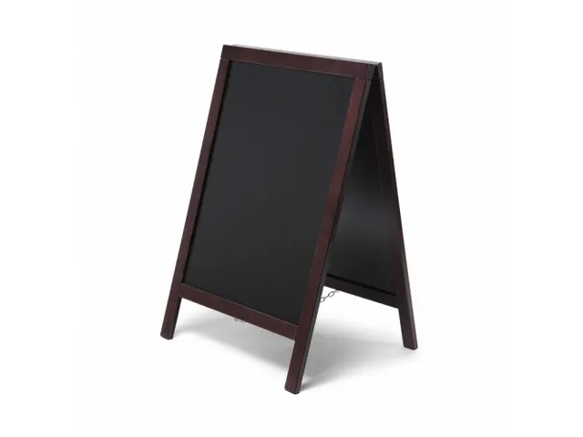 Panneau trottoir Natura Classic bois marron foncé 55x85cm