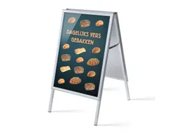 Stoepbord A1 complete set met print "Vers Brood"