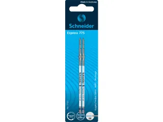 Balpenvulling Schneider Express 775 M 2 stuks op blister blauw - 1