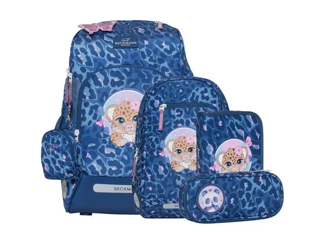 Schooltasset Beckmann Active Air FLX Cheeta 6dlg (school- tas, gymtas,