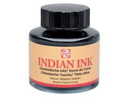 Oost-Indische inkt Talens zwart 30ml