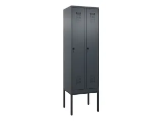locker,HxBxD 2120x600x500mm,2vak,vak B 300mm,draaigrendel - 2