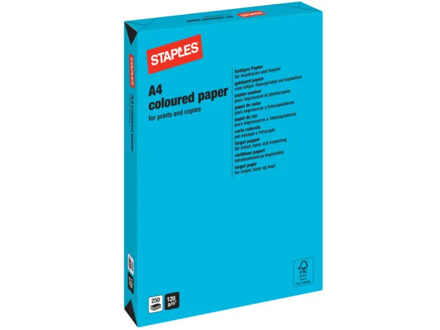 Papier A4 120 Gram Azuurblauw