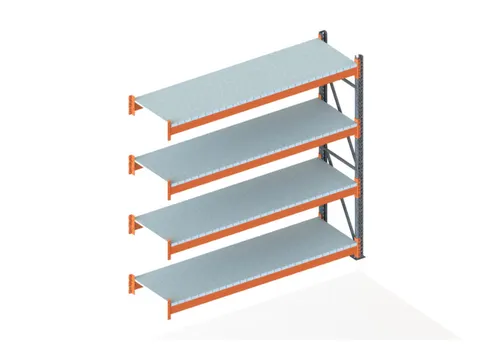 Breedvakstelling Aanbouwveld 2700x2700x800mm 4 Stalen Legborden