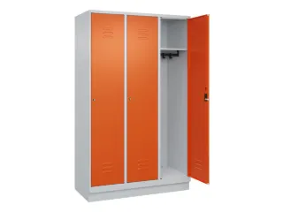 locker,HxBxD 1950x1200x500mm,3vak,vak B 400mm,cil.-slot,sokkel - 2