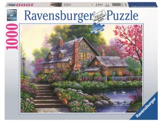 Puzzel Romantische cottage 1000 stukjes - 2