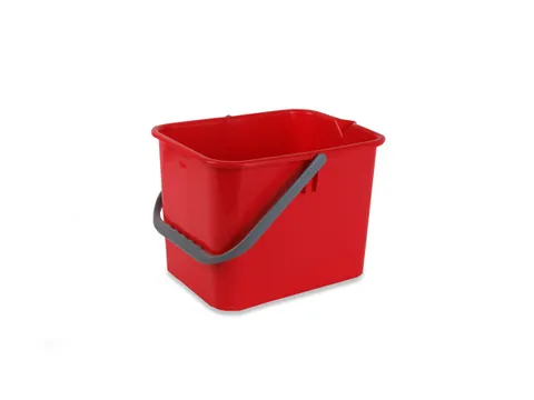 Emmer tbv werkwagen 9 Liter rood