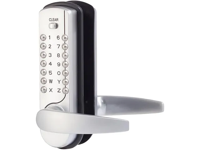 Mechanisch Codeslot Met Vrijzetfunctie Zilver