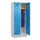 locker,HxBxD 1950x800x500mm,2vak,vak B 400mm,draaigrendel,sokkel