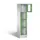 Lockerkast 1800x420x500mm 1x4 vakken Cilinderslot, Sokkel, RAL6011