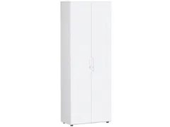 kantoorkast,HxBxD 2160x800x420mm,5xhouten vloer,6ordnerhoogte,romp wit