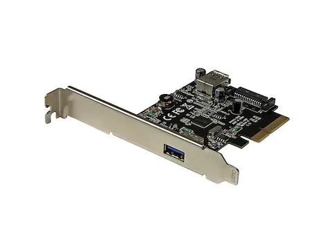 2-Poorts USB 3.1 (10Gbps) kaart- USB-A 1x externe 1x interne PCIe