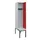 locker met bank,HxBxD 2120x400x815mm,1vak,vak B 400mm,draaigrendel