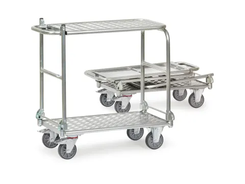 Aluminium Opklapbare Wagens 1180 200kg Laadvlak 720x450mm