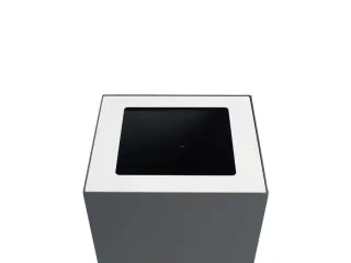 V-Part Top voor Modulaire Afvalbak 85 en 90 L Wit - 1
