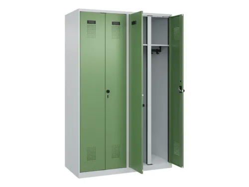 locker voor scheiding van kleding,HxBxD 1850x1200x500mm,4vak