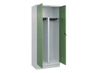 PBM-locker,HxBxD 1950x800x500mm,2vak,vak B 400mm,draaigrendel - 2