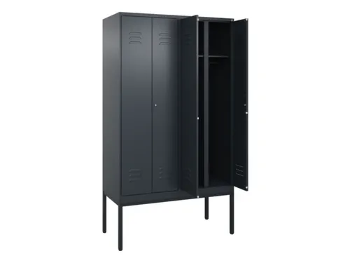 locker voor scheiding van kleding,HxBxD 2120x1200x500mm,4vak