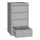 ladekast 900x500x500mm 4laden cilinderslot RAL7035 front RAL7035