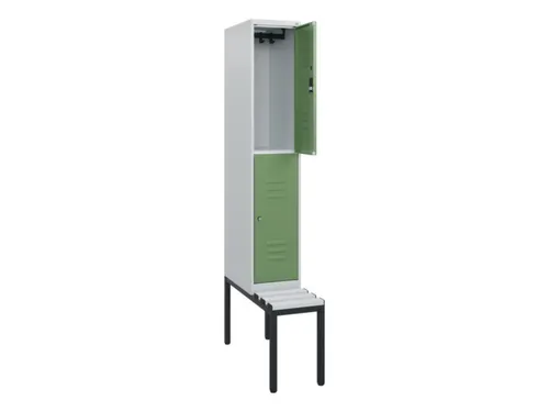 Dubbeldekse dekenkist,HxBxD 1950x300x815mm,1x2vak.,vak B 300mm