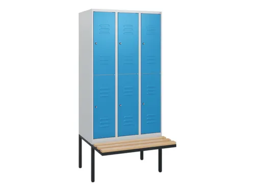 Dubbeldekse dekenkist,HxBxD 1950x900x815mm,3x2vak.,vak B 300mm