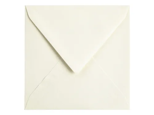 Envelop Papicolor 140x140mm Anjerwit gegomd pak à 6 stuks