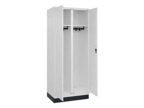 locker voor scheiding van kleding,HxBxD 1950x800x500mm,2vak