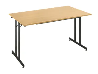 Klaptafel Vrijstaand 160x80 Cm Onderstel Zwart Blad Beuken - 1