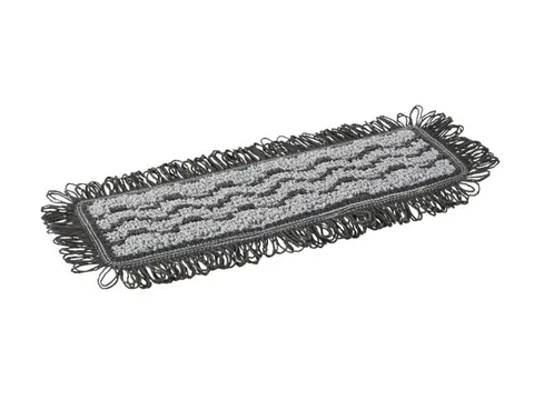 Microfiber Damp42 microvezel vlakmop donkergrijs klittenband 250mm