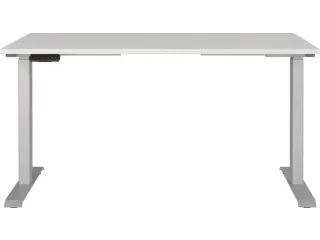 Elektrisch ihv bureau,HxBxD 720-1200x1400x800mm,blad lichtgrijs - 2