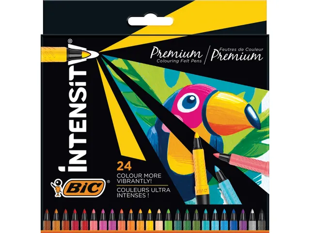 viltstift Intensity, fijne punt, etui van 24 stuks