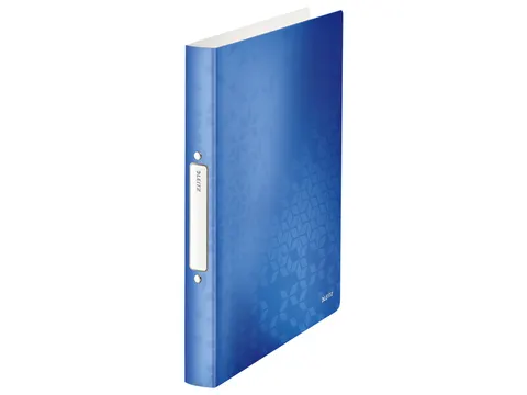 Ringband Leitz WOW A4 2-rings O-mech 25mm PP blauw