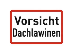 aanwijzingsbord,Pas op! Daklawines,aluminium gemerkt,gemoffeld