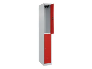 dubbeldekse locker,HxBxD 1850x250x500mm,1x2vak.,vak B 250mm - 2