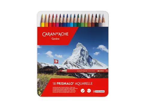 Kleurpotloden Caran d'Ache Prismalo 18 stuks assorti