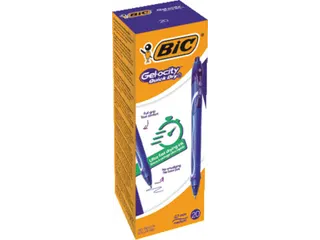 Gelschrijver Bic Gel-ocity quick dry medium blauw - 5