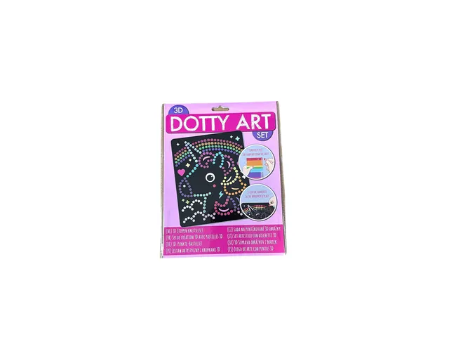 Knutselset 3D Dotty art assorti