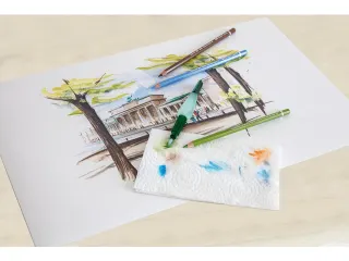 Penseel Faber-Castell met watertank fijn - 6