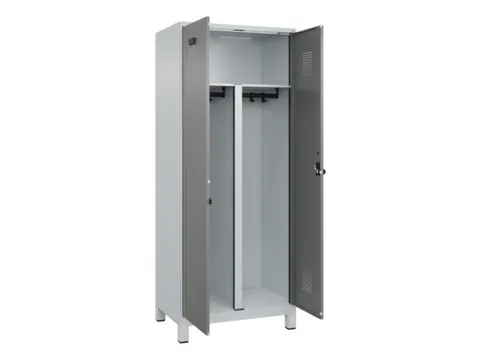 PBM-locker,HxBxD 1950x800x500mm,2vak,vak B 400mm,draaigrendel
