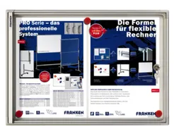 Infovitrine 2xa4 Whiteboard Voor Binnen Aluminium Frame Deur Acrylglas
