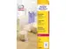 Etiquettes laser Avery 63,5x38,1mm transparent 25 feuilles