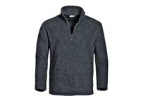 Fleece Sweater Serfaus Donkergrijs Polyester Maat S