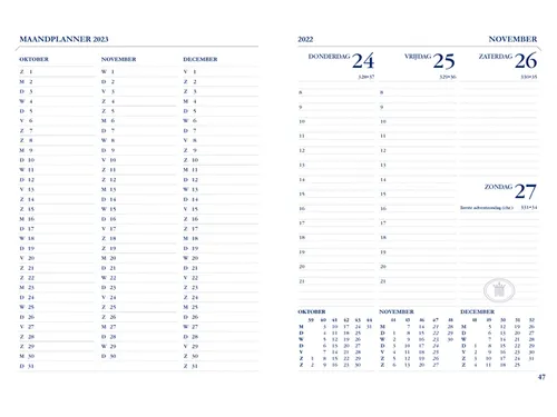 Agenda 2027 Ryam Weekplan limited edition 7dagen/2pagina's assorti