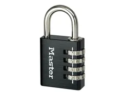 Cadenas Master Lock à combinaison aluminium + clé principale 40mm
