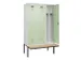 armoire vestiaire avec banc noir et blanc,HxlxP 2120x1200x815mm
