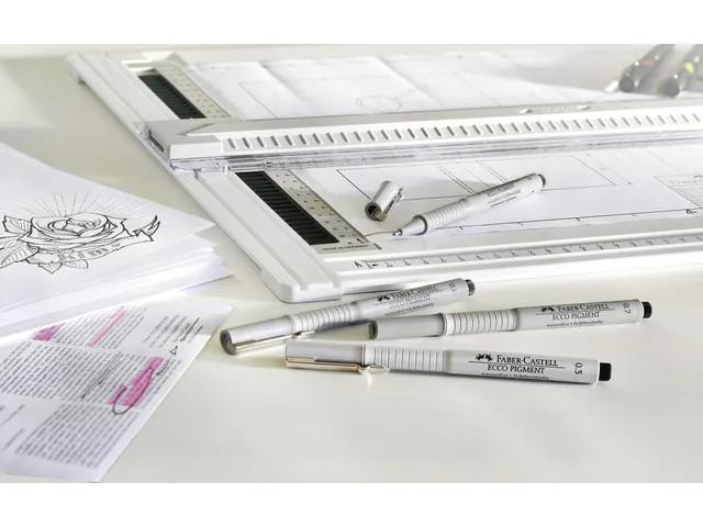 Tekenpen Faber Castell Ecco Pigment 0.4Mm Zwart