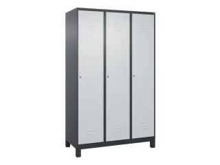 locker,HxBxD 1950x1200x500mm,3vak,vak B 400mm,cil.-slot,voeten - 1
