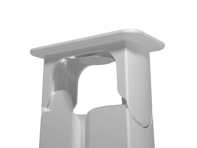 Addit kabelgeleider Wit voor zit-sta Bureau 130cm incl. magneethouder